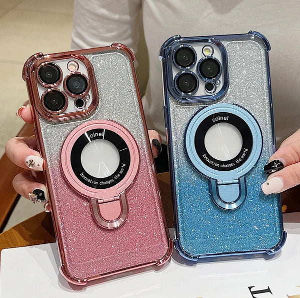 Glitter magnet phone case – gzkapuda.com