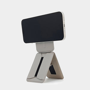 M102 Foldable MagSafe Wallet Magnetic Card Wallet Holder Strong Adsorption Magnetic Stand Leather for iPhone 16 15 14 13 12 ProMax