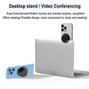 M60 Magsafe Magnetic Airbag Bracket Lazy Phone Airbag Bracket For iPhone Telescopic Folding Desktop Ultra Thin Magnetic Bracket