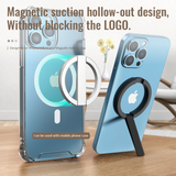 M97 MagSafe Portable Holder for iPhone 16 15 14 13 12- Magnetic Zinc Alloy Rotating Desktop Phone Holder