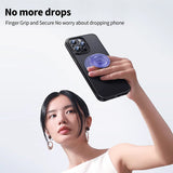 M86 For Magsafe Mobile Phone Ring Stand Rotary Magnetic Folding Stand Telescopic Lazy Stand