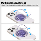 M86 For Magsafe Mobile Phone Ring Stand Rotary Magnetic Folding Stand Telescopic Lazy Stand