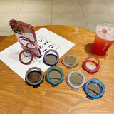 [MOQ 100/ color ] Kapuda CD coil colorful magnet phone holder/phone grip/phone cradle , universal