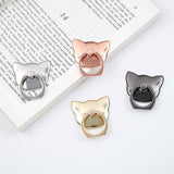 [MOQ 100/ color ] Kapuda animal Shaped cute Folding Stand, Creative Electroplated Mobile Phone Holder,Universal 360 Rotation Finger Grip Ring Kickstand Compatible Various Mobile Phones