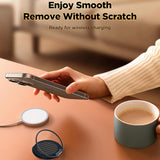 M83 Magnetic mobile phone ring holder 360° rotating metal buckle bracket portable folding ultra-thin