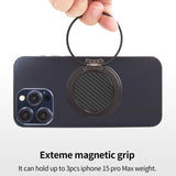 M83 Magnetic mobile phone ring holder 360° rotating metal buckle bracket portable folding ultra-thin