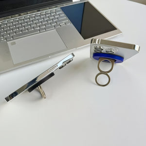 M98 Stylish Magnetic Phone Ring Holder - Secure Grip & 360° Rotating Carbon Fiber Stand with Multi-color Options, Modern Aesthetic Design, Durable Carbon Fiber Construction, Magnetic Mounting System