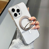 M96 Magnetic 360 Rotating Ring Buckle Mobile Phone Holder, Hands-Free Magnetic Phone Mount, Effortless Convenience at Your Fingertips