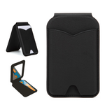 M101 Magsafe Super Magnetic Rotating PU Leather Stand with Mirror & Card Holder