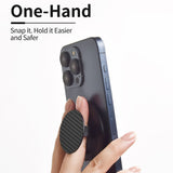 M83 Magnetic mobile phone ring holder 360° rotating metal buckle bracket portable folding ultra-thin