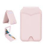 M101 Magsafe Super Magnetic Rotating PU Leather Stand with Mirror & Card Holder