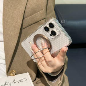 M96 Magnetic 360 Rotating Ring Buckle Mobile Phone Holder, Hands-Free Magnetic Phone Mount, Effortless Convenience at Your Fingertips