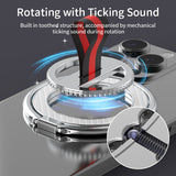 360° rotation phone ring holder,foldable magnetic phone stand,stylish phone grip with click sound