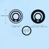 M88 Double-Sided Magnetic Liquid Silicone Ring Phone Holder- Instant Snap, Stay Ahead, UltraGrip Magnet, Shake-Proof, Wireless Charging Without Removing the Ring