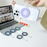 M47 Magnetic Phone Holder Silicone Transparent Suction Cup Magnetic Phone Holder-High Quality Silicone Handle Suction Cups, Strong Adsorption Ability