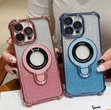 Glitter magnet phone case