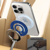 M88 Double-Sided Magnetic Liquid Silicone Ring Phone Holder- Instant Snap, Stay Ahead, UltraGrip Magnet, Shake-Proof, Wireless Charging Without Removing the Ring