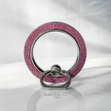 M7(Sparkling Diamond) Magnetic Phone Stand & Ring Holder – Foldable Adjustable Desk & Car Mount