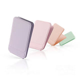 M95 Foldable Phone Stand Holder Pocket Cell Phone Video Tripod Magnetic Smartphone Desk Stand Vegan Leather Vlog Stick For iPhone