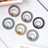 M51 Magsafe Strong Magnetic Metal 360 Degree Rotation Diamond Powder Mobile Phone Ring Clasp Bracket Apple Android Universal