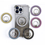 M51 Magsafe Strong Magnetic Metal 360 Degree Rotation Diamond Powder Mobile Phone Ring Clasp Bracket Apple Android Universal