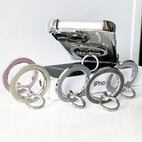 M51 Magsafe Strong Magnetic Metal 360 Degree Rotation Diamond Powder Mobile Phone Ring Clasp Bracket Apple Android Universal