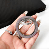 M51 Magsafe Strong Magnetic Metal 360 Degree Rotation Diamond Powder Mobile Phone Ring Clasp Bracket Apple Android Universal