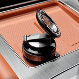 MCZ21 Vacuum Magnetic Car Clock Stand,360 Degree Rotating Car Clock Mount