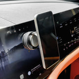 MCZ21 Vacuum Magnetic Car Clock Stand,360 Degree Rotating Car Clock Mount