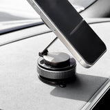 MCZ21 Vacuum Magnetic Car Clock Stand,360 Degree Rotating Car Clock Mount