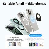 M98 Stylish Magnetic Phone Ring Holder - Secure Grip & 360° Rotating Carbon Fiber Stand with Multi-color Options, Modern Aesthetic Design, Durable Carbon Fiber Construction, Magnetic Mounting System