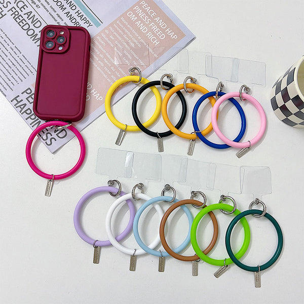 Round silicone phone wristband – gzkapuda.com