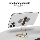 Double ring foldable phone stand