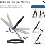 M99 Metal Doublel-Sided Magsafe Phone Stand: 360° Rotatable, Universal for Apple/Android, High-Strength Magnetic Desktop Mount