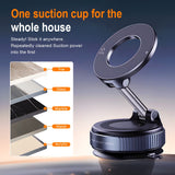 M93 MagSafe Car Mount Pro- Vacuum + Magnetic Dual Locking, 360° Rotatable Foldable Phone Holder