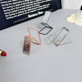 Double ring foldable phone stand