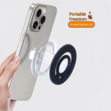 M88 Double-Sided Magnetic Liquid Silicone Ring Phone Holder- Instant Snap, Stay Ahead, UltraGrip Magnet, Shake-Proof, Wireless Charging Without Removing the Ring