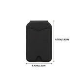 M101 Magsafe Super Magnetic Rotating PU Leather Stand with Mirror & Card Holder