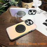 M55 Double-Sided Magnetic 360° Rotating Mobile Phone Holder for MagSafe Special Finger Ring Buckle Gear Acoustic Decompression Desktop