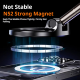 M93 MagSafe Car Mount Pro- Vacuum + Magnetic Dual Locking, 360° Rotatable Foldable Phone Holder