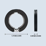 M99 Metal Doublel-Sided Magsafe Phone Stand: 360° Rotatable, Universal for Apple/Android, High-Strength Magnetic Desktop Mount