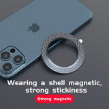 M90 Magnetic Ultrathin Metal Plate Sticker Rings for IPhone 16 15 14 13 12 Pro Max for Magsafe Wireless Charger Car Mobile Phone Holder