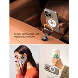 M88 Double-Sided Magnetic Liquid Silicone Ring Phone Holder- Instant Snap, Stay Ahead, UltraGrip Magnet, Shake-Proof, Wireless Charging Without Removing the Ring