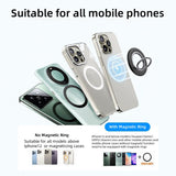 M92 New MagSafe-Compatible Ring Stand: 360° Rotation, Low-Profile Design