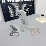 Double ring foldable phone stand