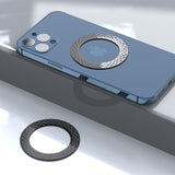M90 Magnetic Ultrathin Metal Plate Sticker Rings for IPhone 16 15 14 13 12 Pro Max for Magsafe Wireless Charger Car Mobile Phone Holder