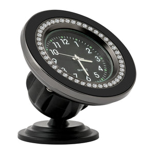 Clock magnet car mount