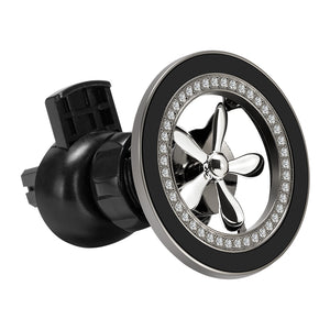 Aromatherapy magnetic fan support