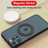 M90 Magnetic Ultrathin Metal Plate Sticker Rings for IPhone 16 15 14 13 12 Pro Max for Magsafe Wireless Charger Car Mobile Phone Holder