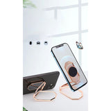 Double ring foldable phone stand